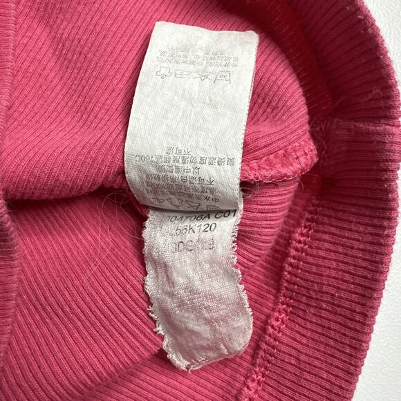 U2 Ladies Y2k Pink Ribbed Tank Embroidered Trim Coquette Baby Tee Dollcore XS - Picture 9 of 10